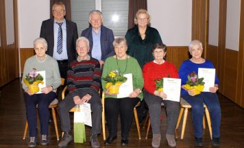 Seniorenbund Kremsmünster ehrte langjährige Mitglieder