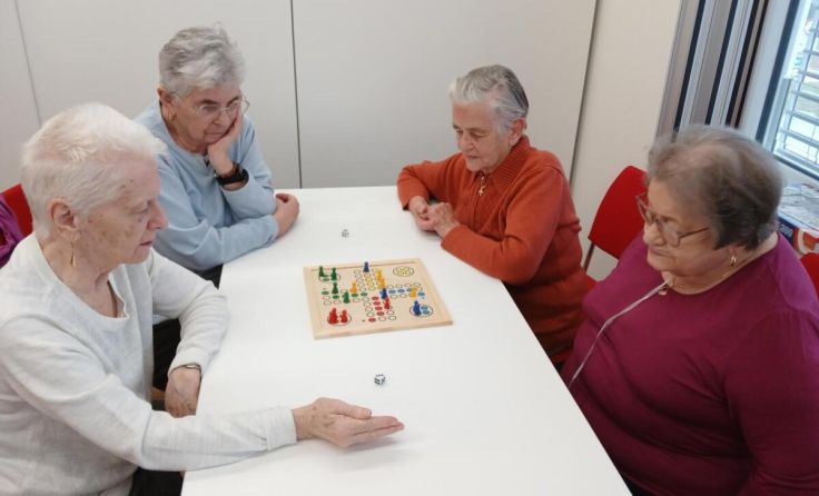 Bei einem gemeinsamen Spielenachmittag des Roten Kreuzes. (Foto: OÖRK)