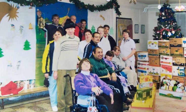 Bei der Übergabe (Foto: privat)