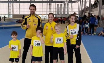 Laufgemeinschaft Kirchdorf beim Kinder-Meeting in Wien erfolgreich dabei