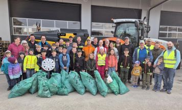 Nußbacher befreiten ihren Ort von kiloweise unachtsam weggeworfenem Müll