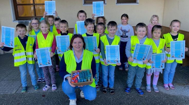 Mehr Kinder tragen Warnwesten – auch im Bezirk Kirchdorf