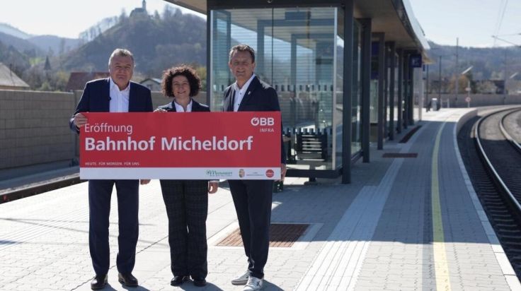 Bahnhof Micheldorf nach Modernisierung barrierefrei und sicherer