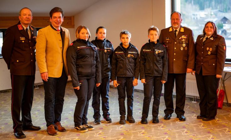 In der Feuerwehrjugend Hinterstoder sind aktuell insgesamt 15 Mitglieder. (Foto: FF Hinterstoder)
