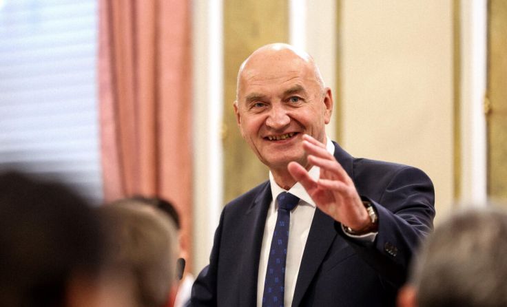 Bezirksparteiobmann der ÖVP Kirchdorf Christian Dörfel (Foto: Volker Weihbold)