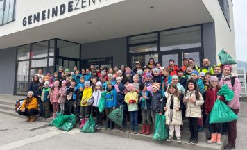 Auch Volksschule Inzersdorf beteiligte sich an Flurreinigungsaktion Hui statt Pfui