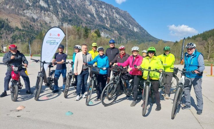 Beim Sicherheitstraining (Foto: Seniorenbeirat/Gemeinde Spital am Pyhrn)