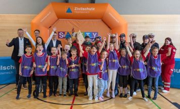 3a der Volksschule Wartberg ist Bezirkssieger bei Zivilschutz-Kindersicherheitsolympiade 