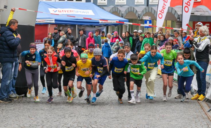 Beim Kinderlauf (Foto: Gottfried Waibel)