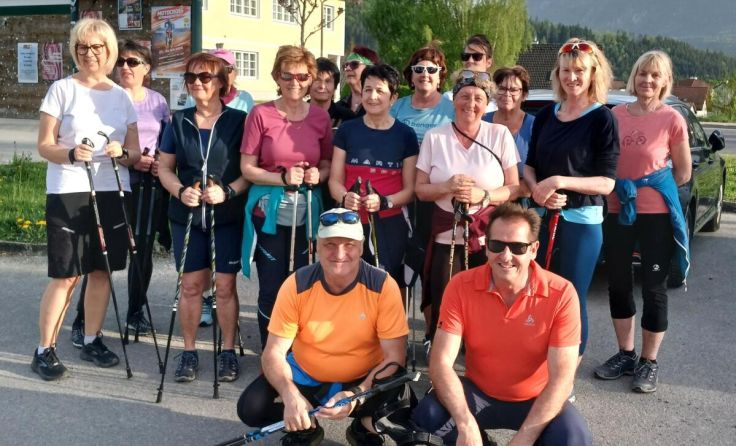 Beim ersten Nordic-Walking in heurigen Jahr. (Foto: Kurt Pawluk)