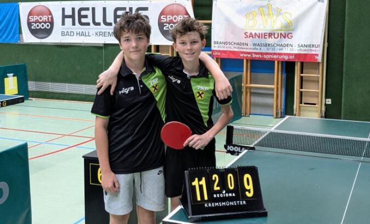Romeo Jung und Jan Hutterer (v. l.) vom TuS Kremsmünster (Foto: TuS Kremsmünster)