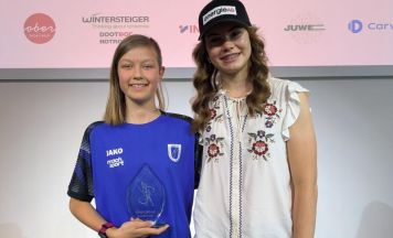 Kirchdorfer Skitalent Viktoria van der Heijden holt Platz 3 im Landescup der Nordischen Kombination