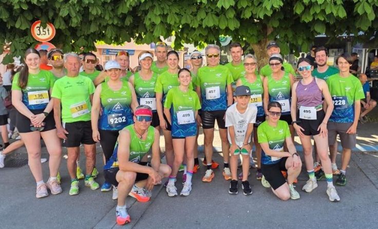Das LAC-Team beim Vorchdorfer Pfingstlauf (Foto: LAC Nationalpark Molln)