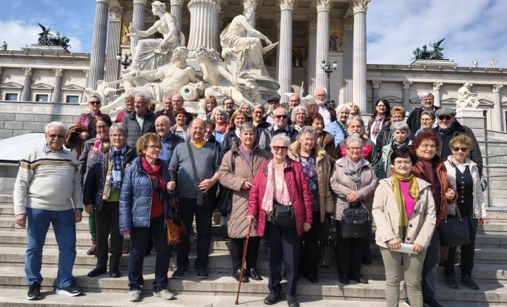 Bei einem Ausflug ins Parlament (Foto: Hermine Mayrhofer)