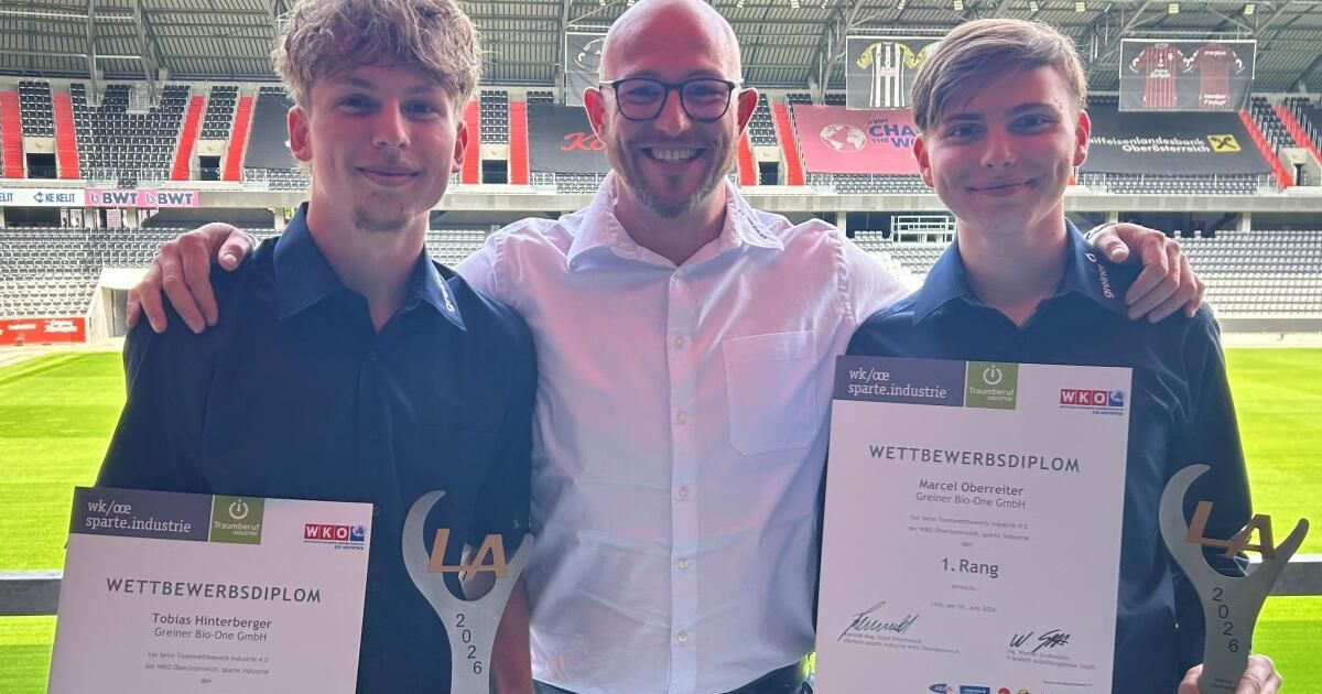 Greiner apprentices successful in Industry 4.0 competition