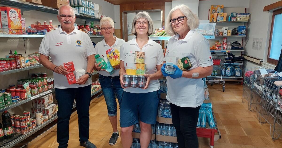 Lions Club Windischgarsten hilft Rotkreuz-Markt mit Warenspende
