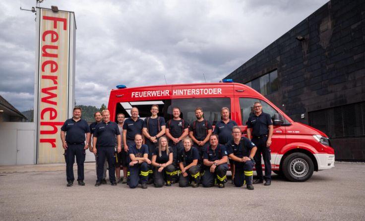 Alle 16 angetretenen Mitglieder bestanden. (Foto: FF Hinterstoder)