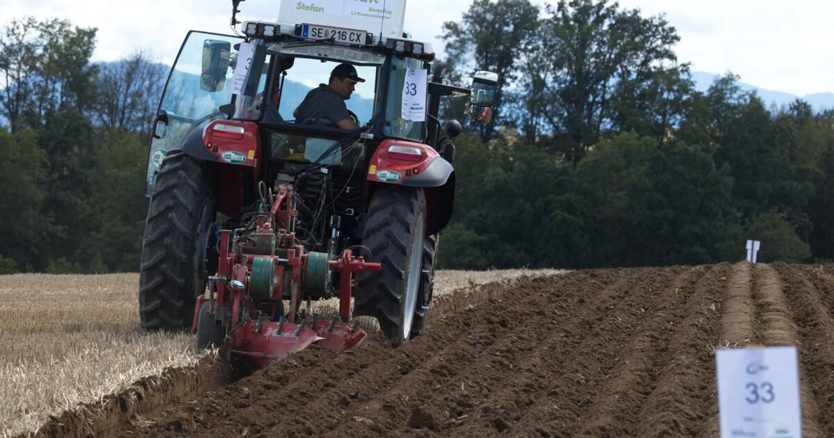 33 Teilnehmende beim Landespflügen der Landjugend Kremsmünster