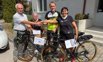 Mit dem Fahrrad auf Gedenkfahrt für Heidi Mitterbauer