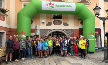 Naturfreunde trotzten dem Regen bei Radsternfahrt nach Windischgarsten