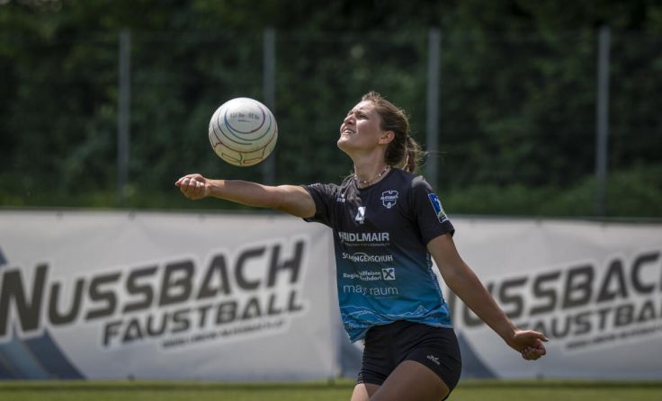 Jana Lugerbauer im Zuspiel (Foto: Ines Weber)