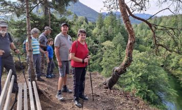Seniorenbund Ried wandert zur Rinnenden Mauer in Molln