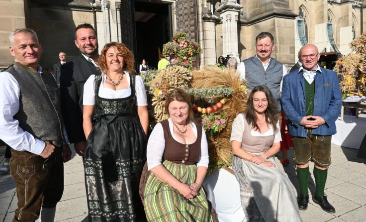 Beim Landes-Erntedankfest in Linz (Foto: Landwirtschaftskammer OÖ)