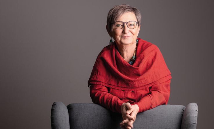 Hildegard Nachum spricht in einem Vortrag über Demenz. (Foto: Fotostudio Eder)