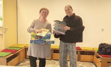 Lesefutter für die Hortkinder in Pettenbach