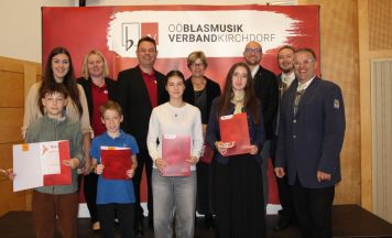 144 Leistungsabzeichen an Jungmusiker im Bezirk Kirchdorf übergeben