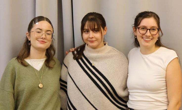 V. l.: Ramona Papst, die neue SJ-Frauensprecherin Clarissa Schaupp und Fiona Schindl (Foto: SJ OÖ)