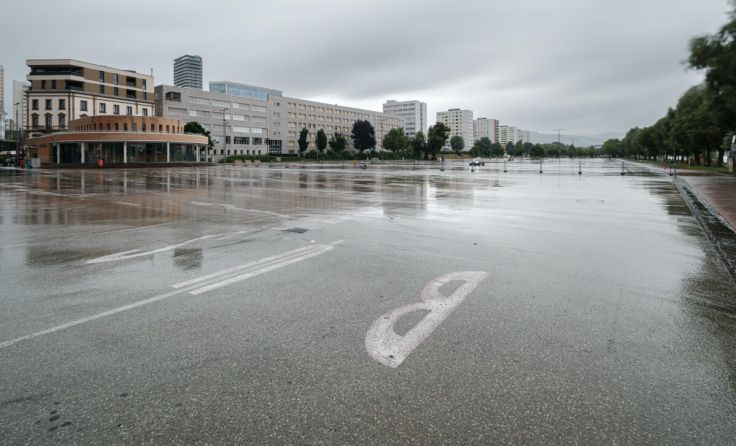 Das Urfahraner Jahrmarktgelände. (Foto: Mitja Kobal)