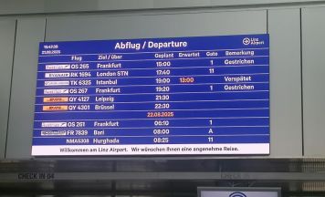 Linzer Flughafen bekommt wieder Anbindung an wichtiges Drehkreuz Frankfurt