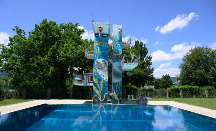 Ab 1. Mai ist auch das Parkbad wieder geöffnet. (Foto: Linz AG/Fotokerschi)