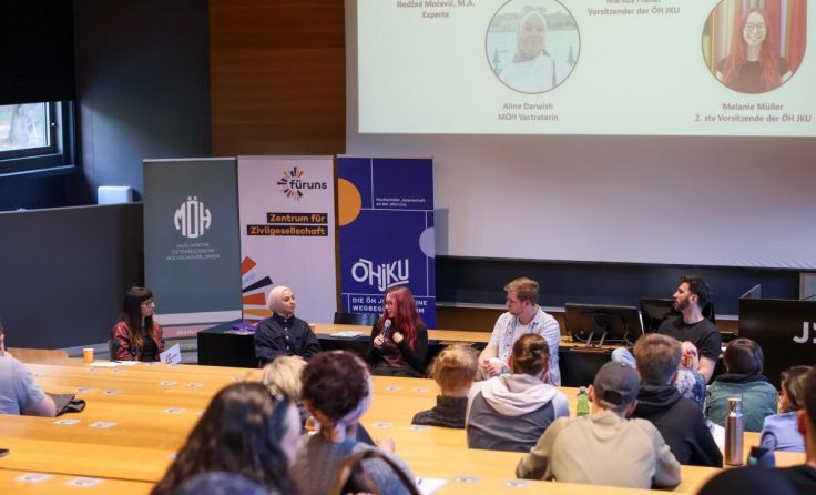 Rund 70 Personen nahmen an der Veranstaltung an der JKU teil. (Foto: ÖH JKU)