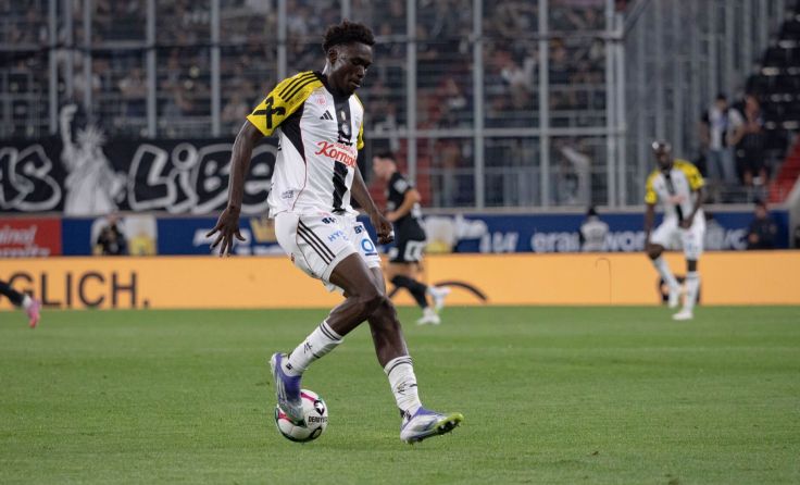 Modou Cisse (Archivbild) sorgte für den Führungstreffer des LASK; Foto: gerd2709