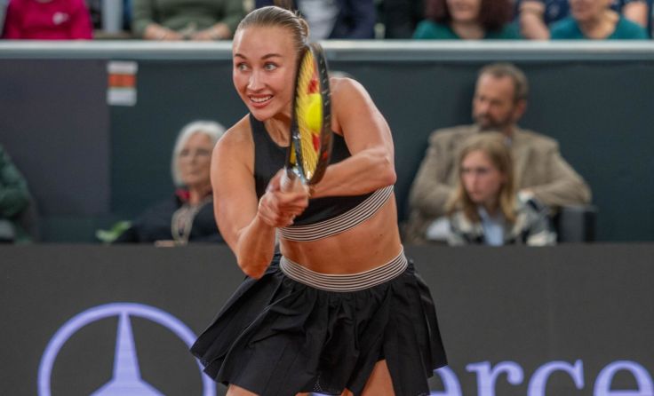 Anastasia Potapova schlägt die Nummer zwei der Weltrangliste in Madrid; Foto: gerd2709