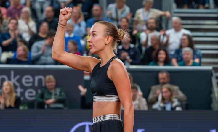 Anastasia Potapova bezwingt Titelverteidigerin Gauff in Paris; Foto: gerd2709