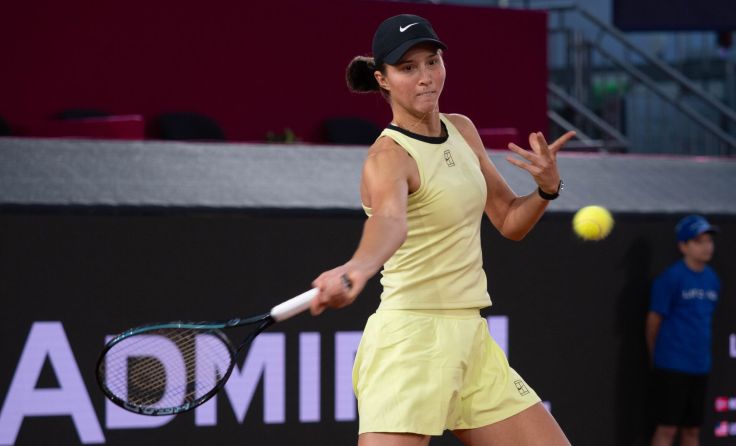 Lilli Tagger steht in der zweiten Runde der US Open; Foto: gerd2709