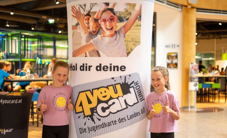 Mit der gartis 4youCard Junior tolle Vorteile in ganz Oberösterreich sammeln. (Foto: Aladin Hajric)