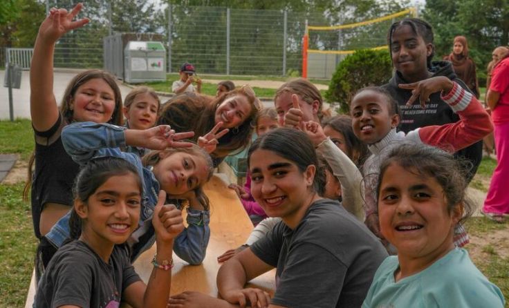 Gelebte Integration bei der Bundesbetreuungseinrichtung Bad Kreuzen. (Foto: BBU)