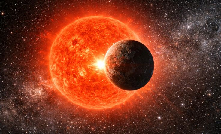Supererde Exoplanet in kosmischer Nachbarschaft; Foto: KI-generiert