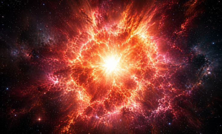 Wissenschaftler sehen Hinweis auf neuartige kosmische Explosion (Symbolbild); Foto: KI-generiert