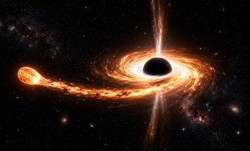 NASA entdeckt wanderndes Mega-Schwarzes-Loch beim Zerreißen eines Sterns