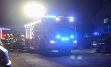 Brand in einem Wohngebäude in Enns