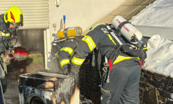Waschmaschine fing in einem Keller in Großraming zu brennen an