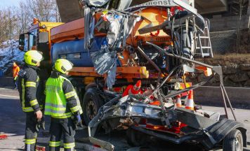 Schwerer LKW-Unfall auf der Innkreisautobahn bei Steinhaus