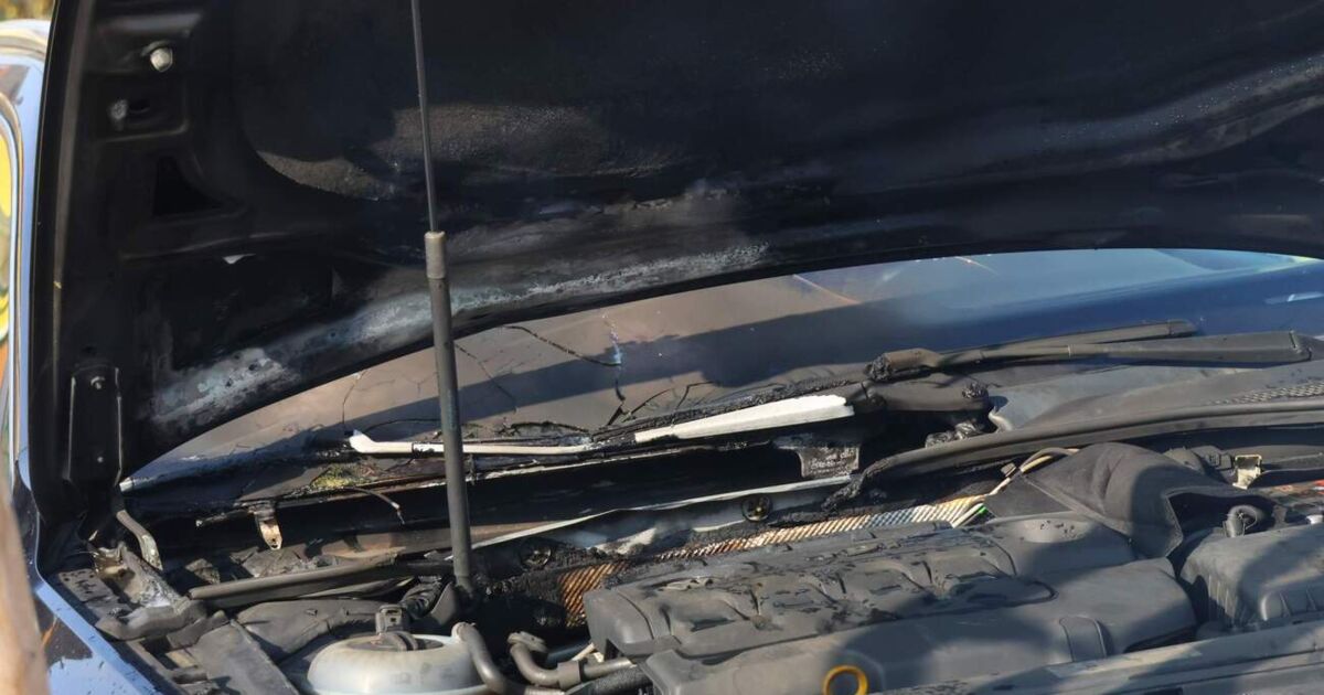 Car fire in supermarket parking lot in Lambach quickly brought under ...