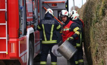 Feuer im Heizraum eines Wohnhauses in Niederthalheim