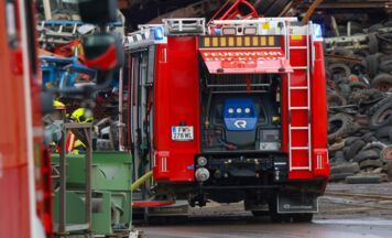 Feuer in Abfallverwertungsbetrieb rasch unter Kontrolle